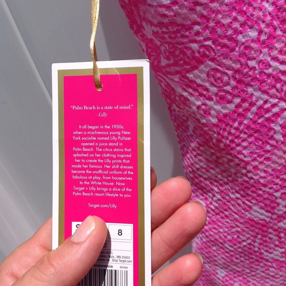 Lilly Pulitzer for Target Floral Pink Mini Dress - Picture 13 of 13